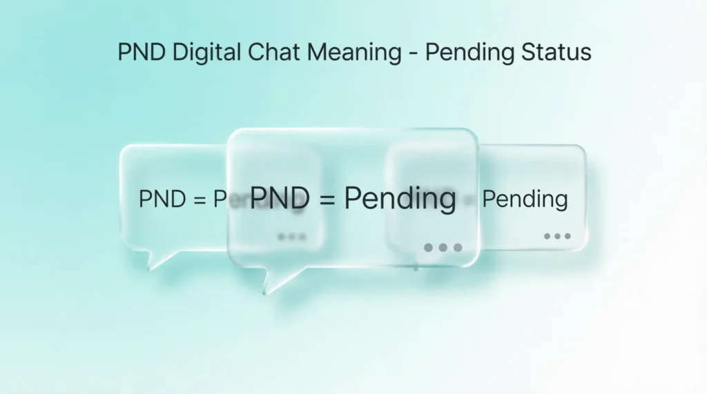 What Does PND Mean?