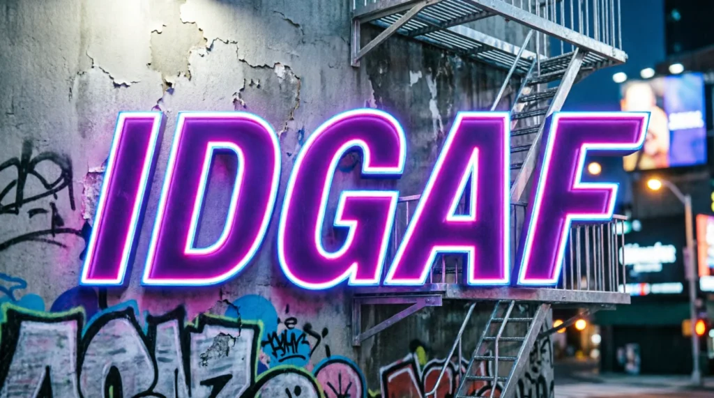 🌍 Where Is “IDGAF” Used?