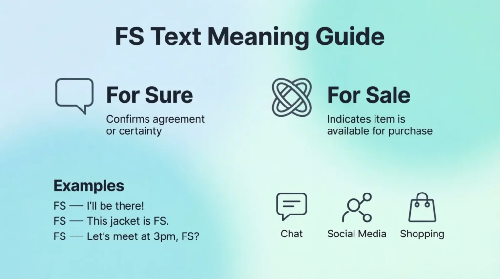 What Does FS Mean in Text?